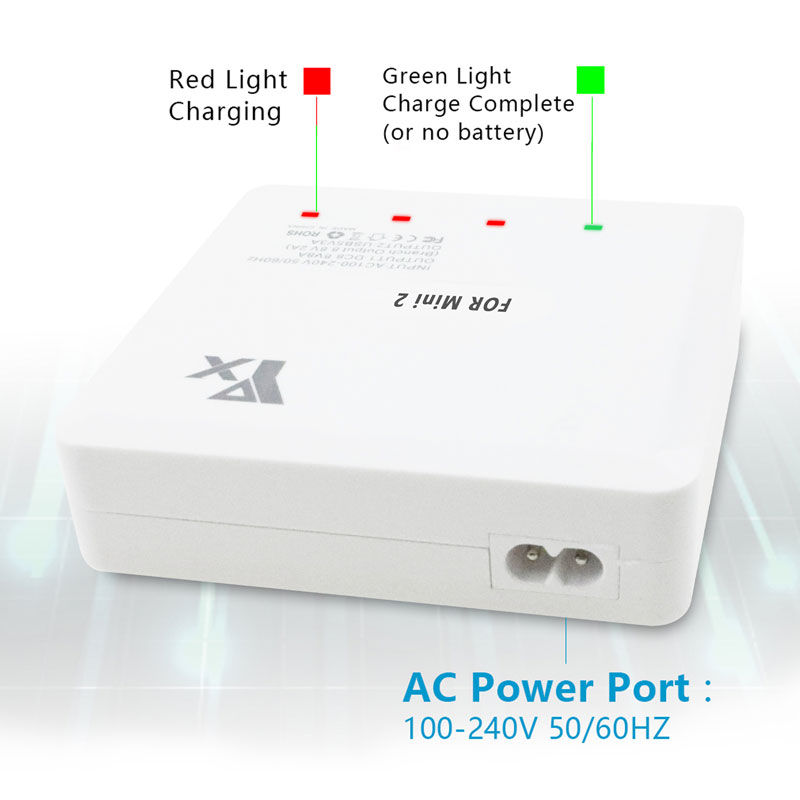 Drone Charging Hub - YX 6IN1 Snelle slimme batterijladerhub met