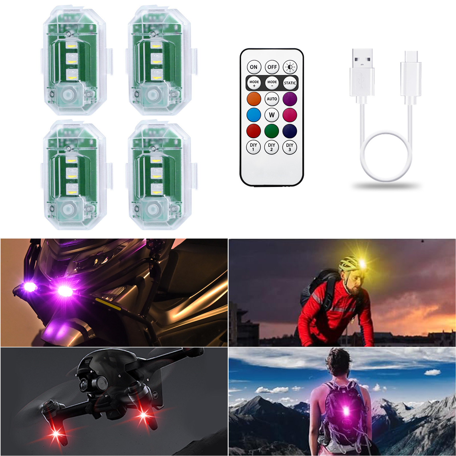 LECART Draadloze led-verlichti - Drone Strobe Light recensie en prijs