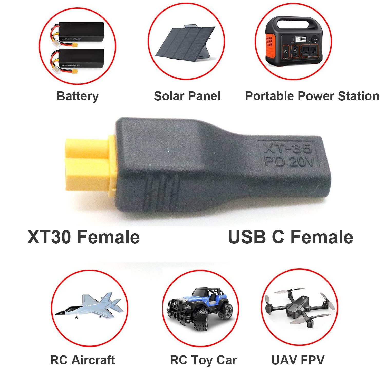 1 st USB Type C Vrouwelijke In - Drone Battery Adapter recensie en prijs