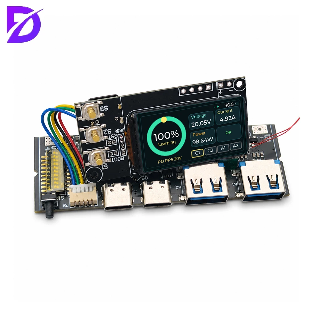 100W PD DIY Powerbank Module m - Drone Solar Charger recensie en prijs